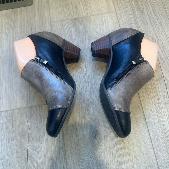 Spring Step L’Artiste “Green Tea” Victorian Style Two Tone Booties 39 steam punk - Picture 4 of 12